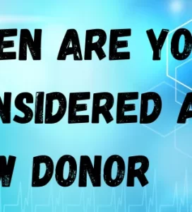 When Are You Considered A New Donor